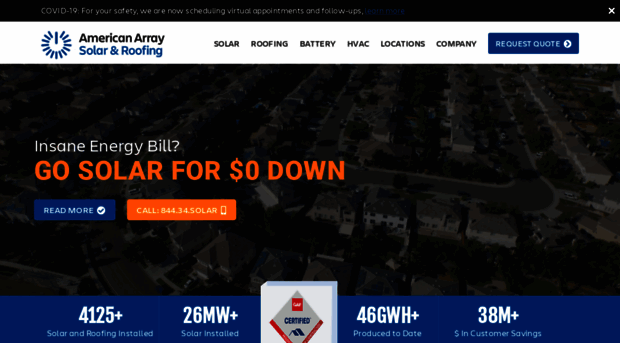 americanarraysolar.com