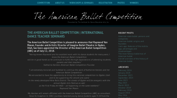 americanballetcompetition.com