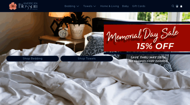 americanblossomlinens.com