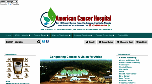 americancancercenternigeria.com