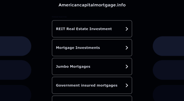 americancapitalmortgage.info