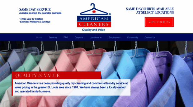 americancleanersstl.com