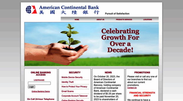 americancontinentalbank.com