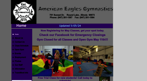 americaneaglesgymnastics.com