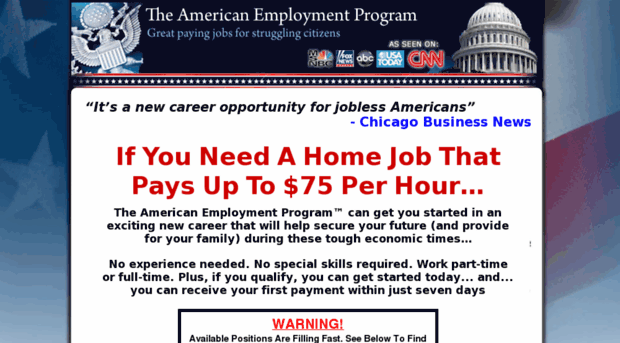 americanemploymentprogram.com