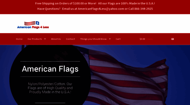 americanflags4less.com