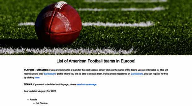 americanfootballeurope.com