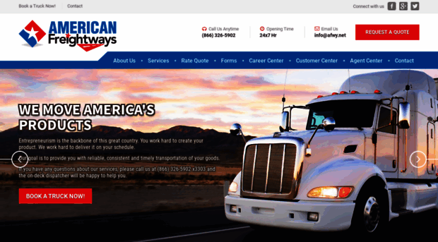 americanfreightways.net