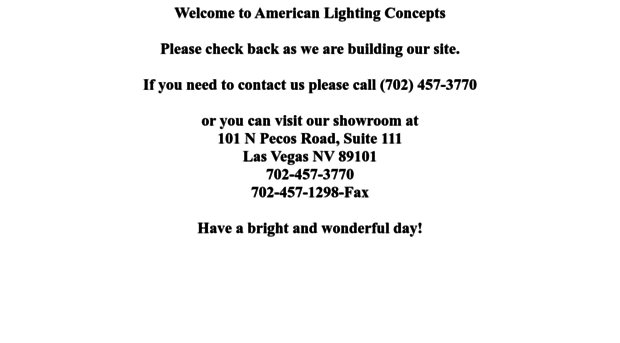 americanlightingconcepts.com