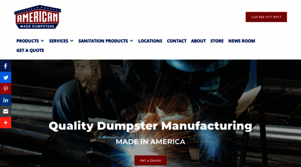 americanmadedumpsters.com