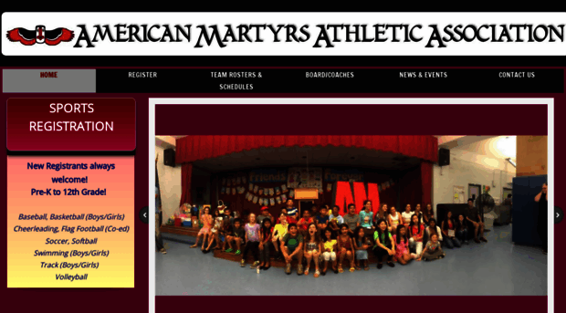 americanmartyrssports.com