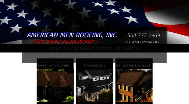 americanmenroofing.com