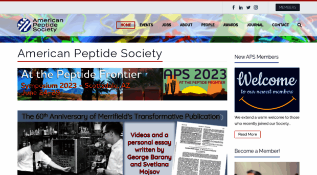 americanpeptidesociety.org