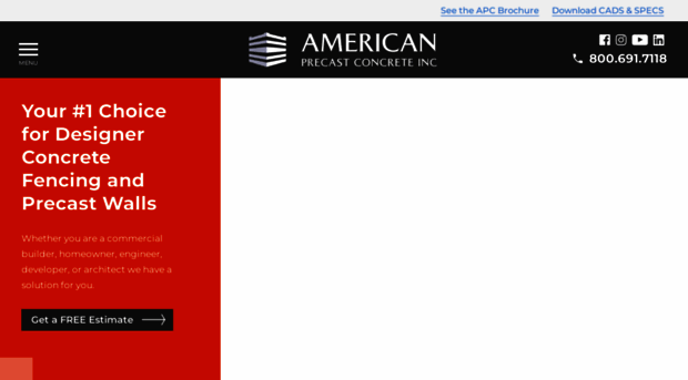 americanprecastfences.com