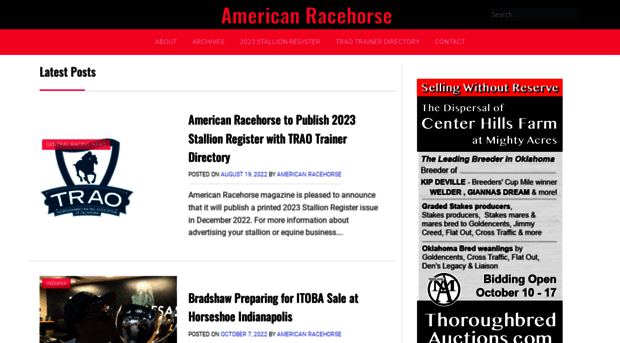 americanracehorse.com