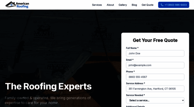 americanroofingct.com
