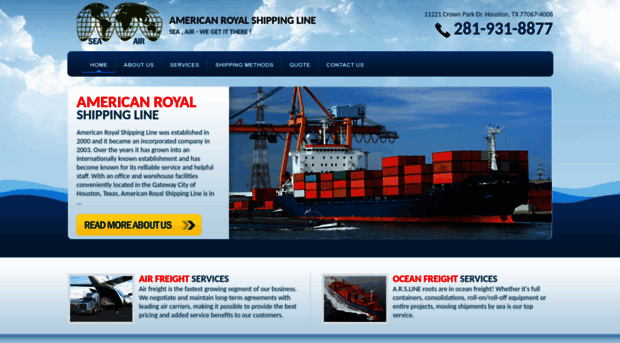 americanroyalshippingline.com