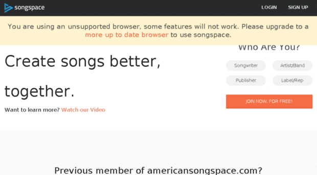 americansongspace.com