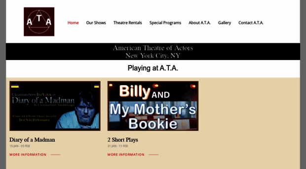 americantheatreofactors.com