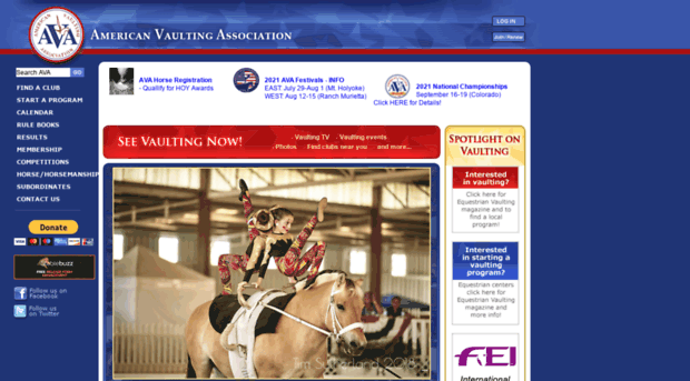 americanvaulting.org