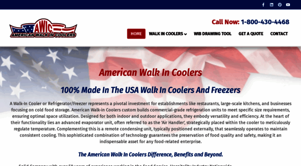 americanwalkincoolers.com