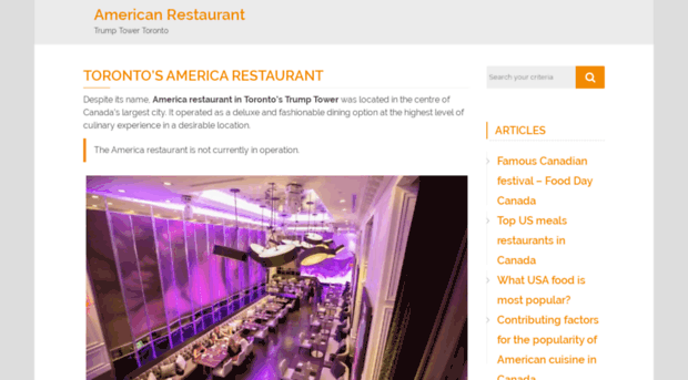 americarestaurant.ca