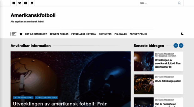 amerikanskfotboll.com