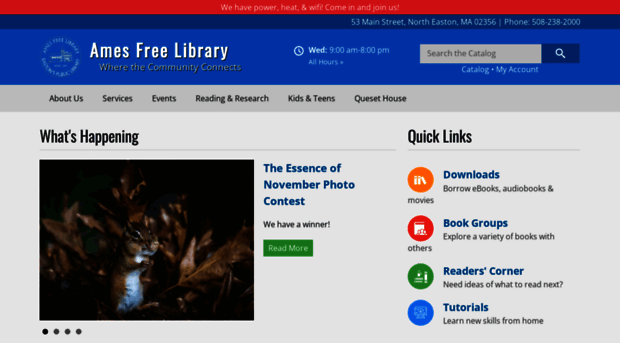 amesfreelibrary.org