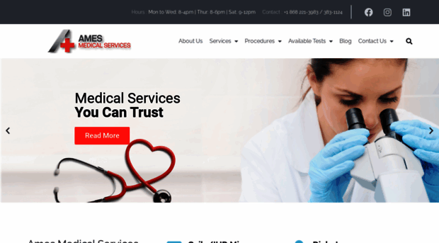 amesmedicalservices.com