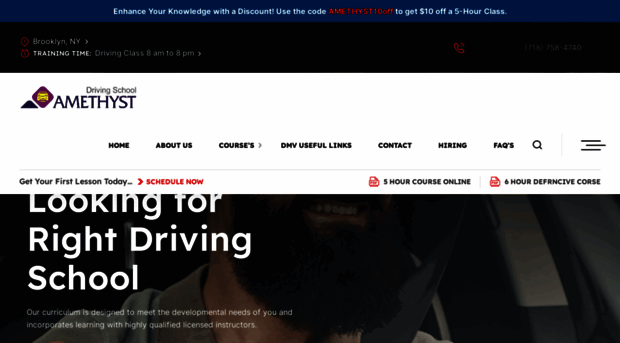 amethystdrivingschool.com