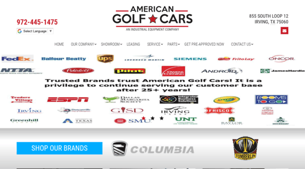 amgolfcars.com