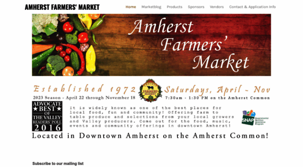 amherstfarmersmarket.com