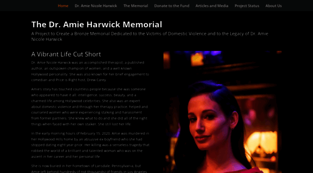 amieharwickmemorial.com