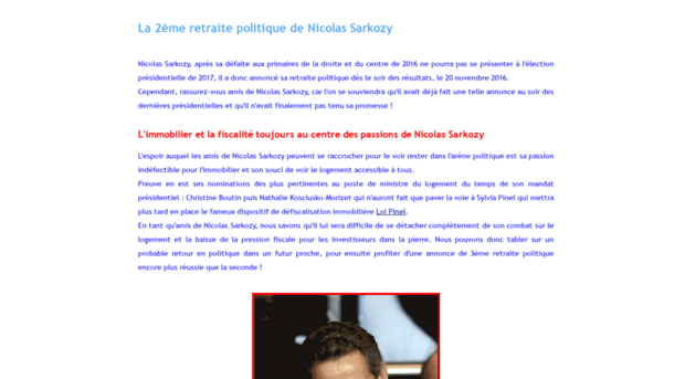 amisdenicolassarkozy.fr