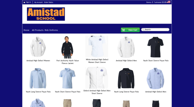 amistaduniforms.com