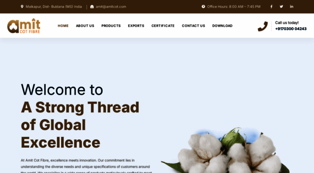 amitcotfibre.com
