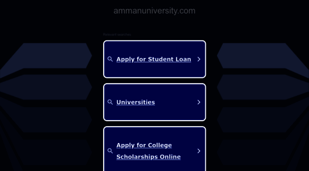 ammanuniversity.com