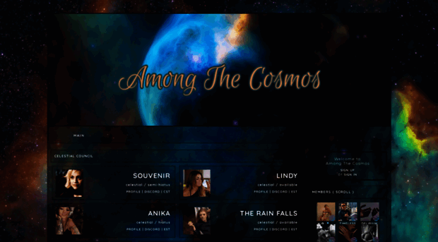 amongthecosmos.com