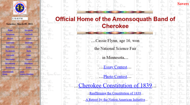 amonsoquathbandofcherokee.org