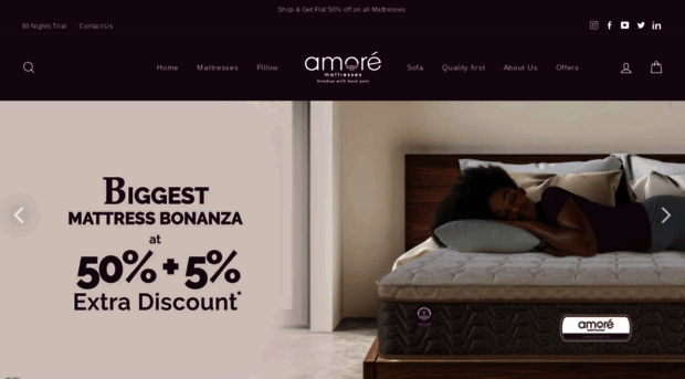 amoremattress.com