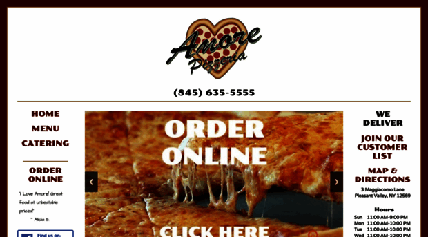 amorepizzeriacafe.com