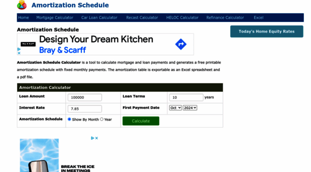 amortizationschedule.org