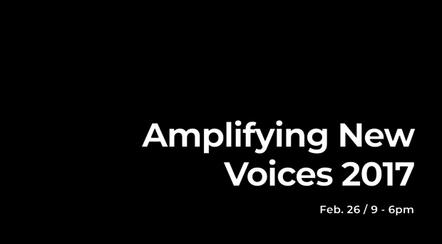 amplifyingnewvoices2017.com