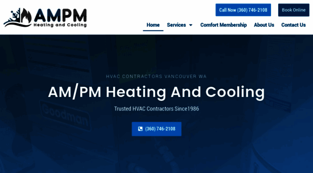 ampmheatingandcooling.net