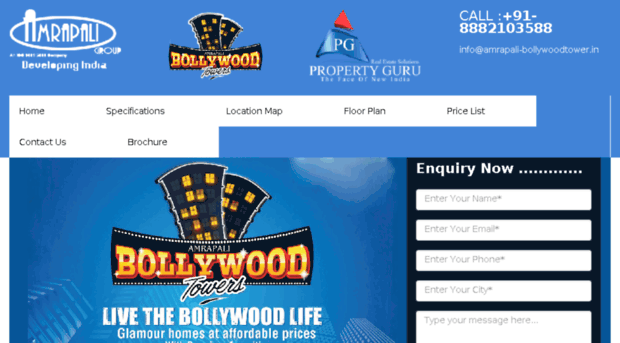 amrapali-bollywoodtower.in