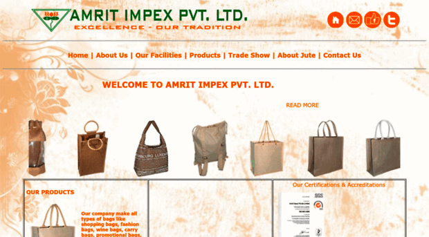 amritimpex.com