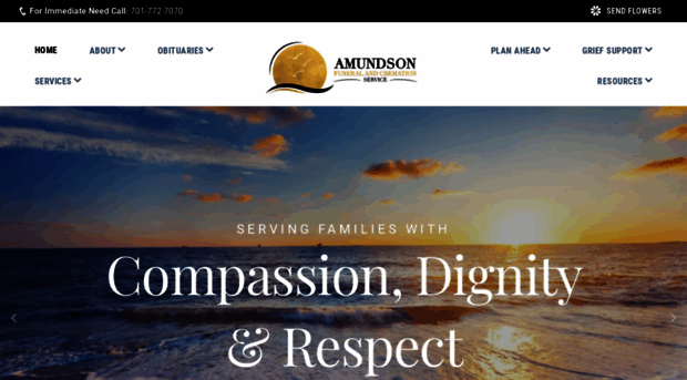 amundsonfuneralhome.com