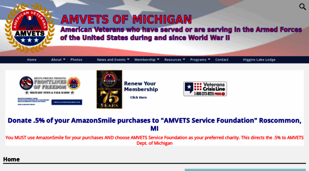 amvetsmichigan.org