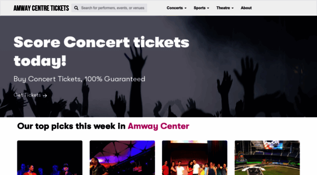 amwaycentertickets.com