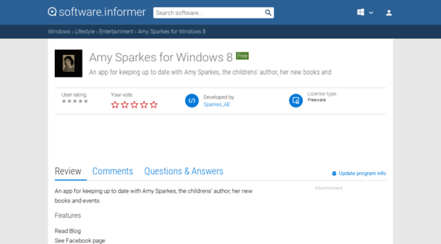 amy-sparkes-for-windows-8.software.informer.com